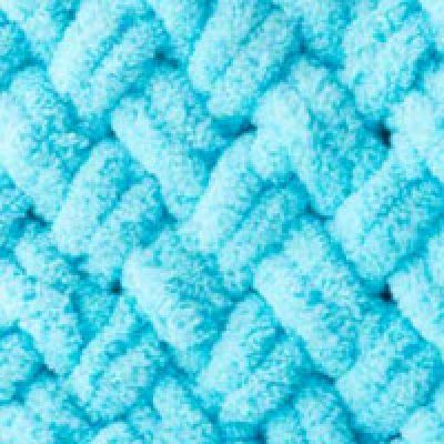 Пряжа для вязания Ализе Puffy (100% микрополиэстер) 100г/9.5м цв.128 небесно голубойм