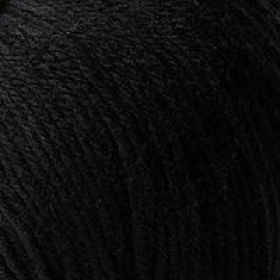 Пряжа для вязания ПЕХ Детский каприз (50% мериносовая шерсть, 50% фибра) 50г/225м цв.002 черный