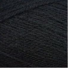 Пряжа для вязания ПЕХ Ангорская тёплая (40% шерсть, 60% акрил) 100г/480м цв.002 черный