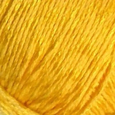 Пряжа для вязания ПЕХ Жемчужная (50% хлопок, 50% вискоза) 100г/425м цв.012 желток