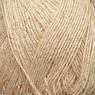 Пряжа для вязания ПЕХ Жемчужная (50% хлопок, 50% вискоза) 100г/425м цв.124 песочный