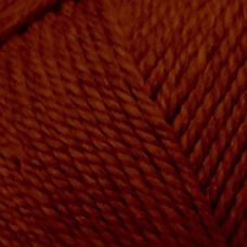 Пряжа для вязания ПЕХ Мериносовая (50% шерсть, 50% акрил) 100г/200м цв.344 красная глина