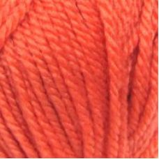 Пряжа для вязания ПЕХ Мериносовая (50% шерсть, 50% акрил) 100г/200м цв.396 настурция
