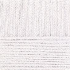 Пряжа для вязания ПЕХ Ангорская тёплая (40% шерсть, 60% акрил) 100г/480м цв.001 белый