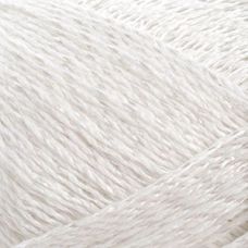 Нитки для вязания Азалия (30% хлопок, 70% вискоза) 50г/150м цв.0101/001 белый С-Пб