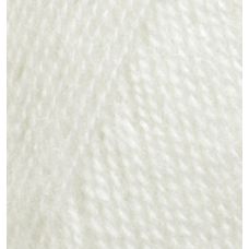 Пряжа для вязания Ализе Angora Real 40 (40% шерсть, 60% акрил) 100г/480м цв.450 жемчужный