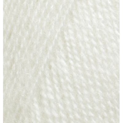Пряжа для вязания Ализе Angora Real 40 (40% шерсть, 60% акрил) 100г/480м цв.450 жемчужный