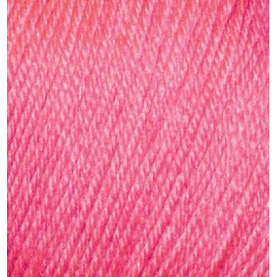 Пряжа для вязания Ализе Baby Wool (20% бамбук, 40% шерсть, 40% акрил) 50г/175м цв.033 т.розовый