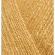Пряжа для вязания Ализе Angora Gold (20% шерсть, 80% акрил) 100г/550м цв.002 шафран