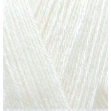 Пряжа для вязания Ализе Angora Gold (20% шерсть, 80% акрил) 100г/550м цв.062 молочный