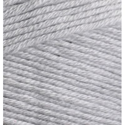Пряжа для вязания Ализе Bella (100% хлопок) 100г/360м цв.021 серый