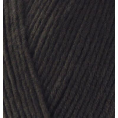 Пряжа для вязания Ализе Cotton gold (55% хлопок, 45% акрил) 100г/330м цв.060 черный