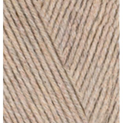 Пряжа для вязания Ализе Cotton gold (55% хлопок, 45% акрил) 100г/330м цв.152 бежевый меланж