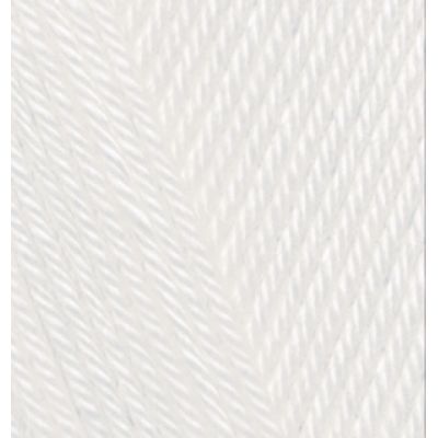 Пряжа для вязания Ализе Diva (100% микрофибра) 100г/350м цв.1055 сахарно-белый