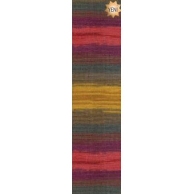 Пряжа для вязания Ализе Angora Gold Batik (20% шерсть, 80% акрил) 100г/550м цв.3368