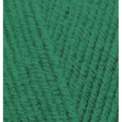 Пряжа для вязания Ализе LanaGold (49% шерсть, 51% акрил) 100г/240м цв.118 т.зеленый