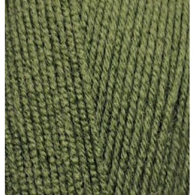 Пряжа для вязания Ализе LanaGold 800 (49% шерсть, 51% акрил) 100г/800м цв.029 хаки