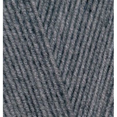 Пряжа для вязания Ализе LanaGold 800 (49% шерсть, 51% акрил) 100г/800м цв.182 средне-серый