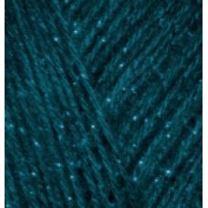 Пряжа для вязания Ализе Angora Gold Simli (5% металлик, 20% шерсть, 75% акрил) 100г/500м цв.017 петроль