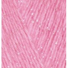 Пряжа для вязания Ализе Angora Gold Simli (5% металлик, 20% шерсть, 75% акрил) 100г/500м цв.039 розовый леденец