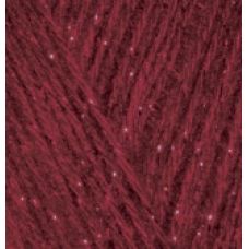 Пряжа для вязания Ализе Angora Gold Simli (5% металлик, 20% шерсть, 75% акрил) 100г/500м цв.057 бордовый