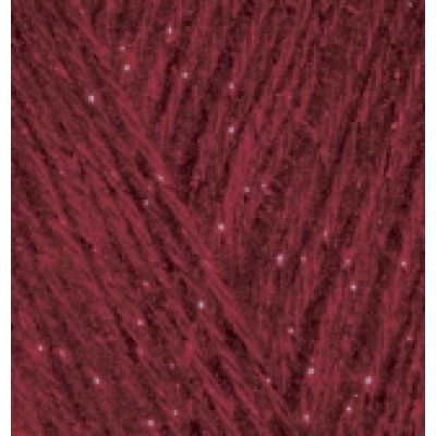 Пряжа для вязания Ализе Angora Gold Simli (5% металлик, 20% шерсть, 75% акрил) 100г/500м цв.057 бордовый