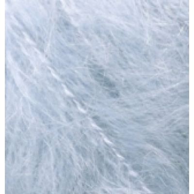 Пряжа для вязания Ализе Mohair classic NEW (25% мохер, 24% шерсть, 51% акрил) 100г/200м цв.051 св.голубой