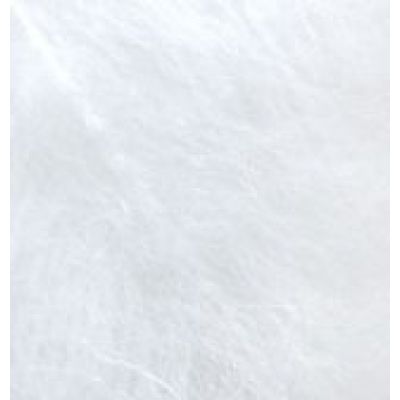 Пряжа для вязания Ализе Mohair classic NEW (25% мохер, 24% шерсть, 51% акрил) 100г/200м цв.055 белый