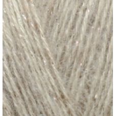 Пряжа для вязания Ализе Angora Gold Simli (5% металлик, 20% шерсть, 75% акрил) 100г/500м цв.152 бежевый меланж