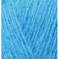 Пряжа для вязания Ализе Angora Gold Simli (5% металлик, 20% шерсть, 75% акрил) 100г/500м цв.245 бирюзовый