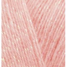 Пряжа для вязания Ализе Angora Gold Simli (5% металлик, 20% шерсть, 75% акрил) 100г/500м цв.363 св.розовый