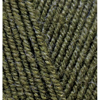 Пряжа для вязания Ализе Superlana klasik (25% шерсть, 75% акрил) 100г/280м цв.214 оливковый зеленый