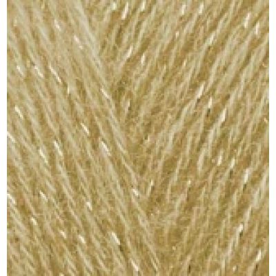 Пряжа для вязания Ализе Angora Gold Simli (5% металлик, 20% шерсть, 75% акрил) 100г/500м цв.697 рыжевато-коричневый