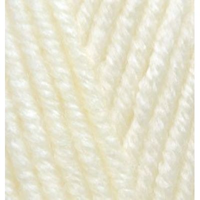 Пряжа для вязания Ализе Superlana maxi (25% шерсть, 75% акрил) 100г/100м цв.001 кремовый