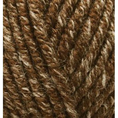 Пряжа для вязания Ализе Superlana maxi (25% шерсть, 75% акрил) 100г/100м цв.804 коричневый жаспе
