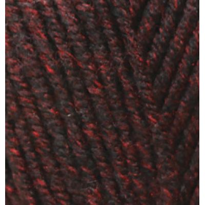 Пряжа для вязания Ализе Superlana maxi (25% шерсть, 75% акрил) 100г/100м цв.811 бордо жаспе