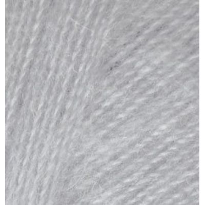 Пряжа для вязания Ализе Angora Real 40 (40% шерсть, 60% акрил) 100г/480м цв.021 серый