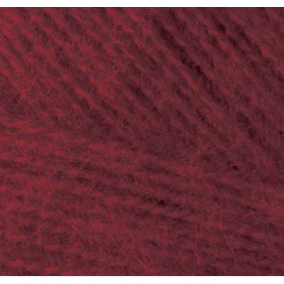 Пряжа для вязания Ализе Angora Real 40 (40% шерсть, 60% акрил) 100г/480м цв.057 бордовый