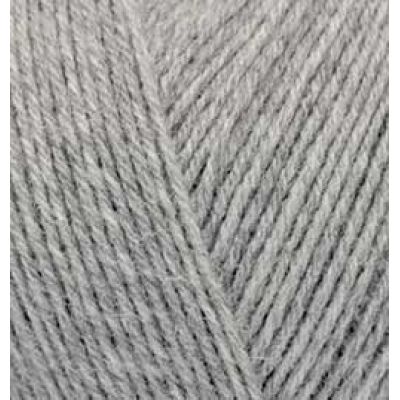 Пряжа для вязания Ализе Superwash 100 (75% шерсть, 25% полиамид) 100г/420м цв.0021 серый меланж