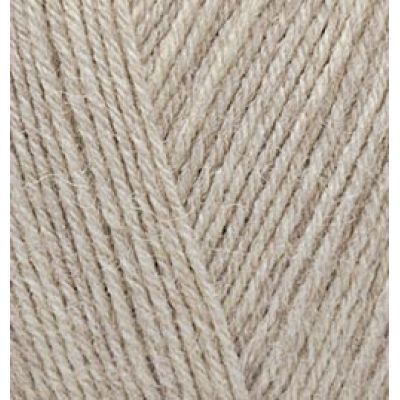 Пряжа для вязания Ализе Superwash 100 (75% шерсть, 25% полиамид) 100г/420м цв.0152 бежевый меланж