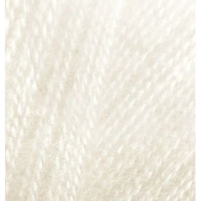 Пряжа для вязания Ализе Angora Real 40 (40% шерсть, 60% акрил) 100г/480м цв.067 молочно-бежевый